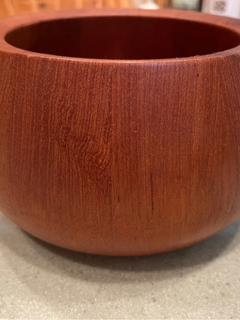 Dansk design Jens Quistgaard teak wooden bowl mid century